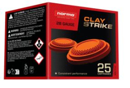 Norma CLAYSTRIKE 28ga 2.75" #7.5 3/4oz 1198043430-843510164400