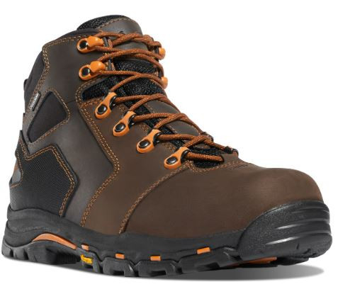 13860 205 10.5 EE Men Vicious 4.5" Brown/Orange NM-098397818995