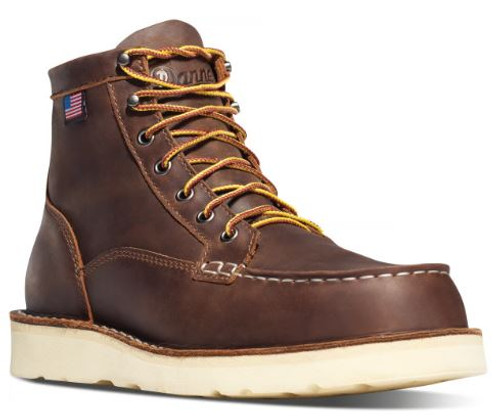 DANNER 9D M BULL RUN MOC TOE BROWN BOOT 15563-612632128054