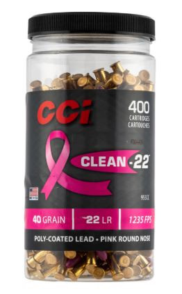 955CC CCI 22 LR HV TARGET CLEAN-22 PINK 40GR LRN 4-604544652314