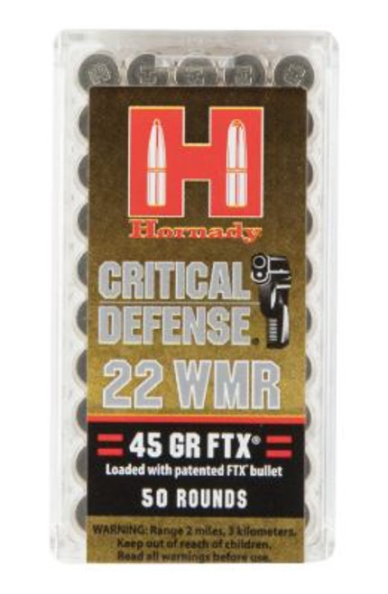 Hornady Ammo 22 Wmr 45 Gr Ftx Cd 83200-090255832006