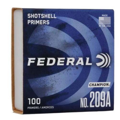 209A FEDERAL SHOTSHELL PRIMER 100 RND/BX -26-029465056735
