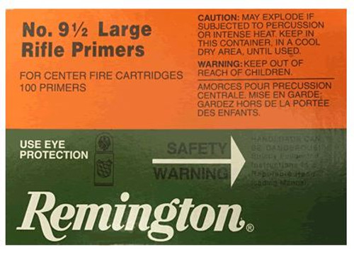 Remington Primer 9-1/2 Large Rifle 100 Ct 22608-047700095509