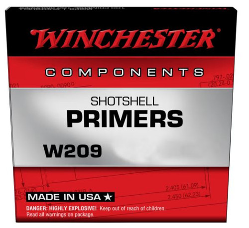 Winchester 209 Shotshell Primer 100 ct W209-020892300132 Winchester 209 Shotshell Primer 100 ct W209-020892300132