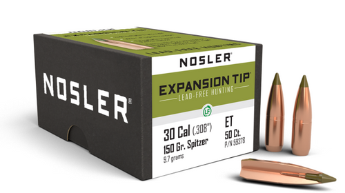 Nosler ET 30Cal 150g SP Bullet 59378-054041593786