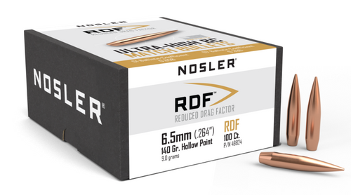 Nosler RDF-6.5mm 140g HPBT Bullet 49824-054041498241