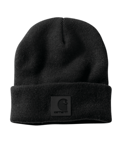 101070-001 OS Black Tonal Patch Beanie -26-886859428925