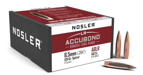 Nosler ABLR-6.5mm 129g SP Bullet 58943-054041589437