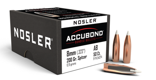 Nosler AB-8mm 200g SP Bullet 54374-054041543743