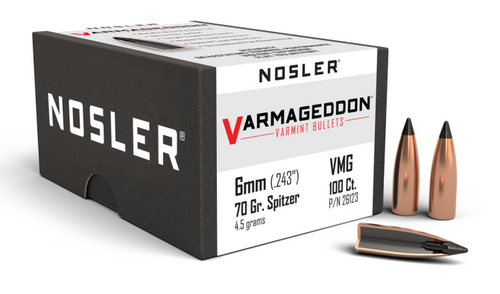 Nosler VG-6mm 70g FB Bullet 26123-054041261234