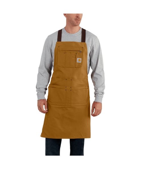 106667-211 OS Carhartt Brown Firm Duck Apron -26-197219212772
