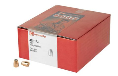 Hornady 45 Cal .451 230 Gr HAP Bullet 451611-090255701005 Hornady 45 Cal .451 230 Gr HAP Bullet 451611-090255701005