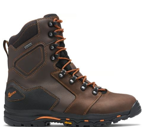 DANNER MENS 8D VICIOUS BROWN WORK BOOT 13866-098397873826