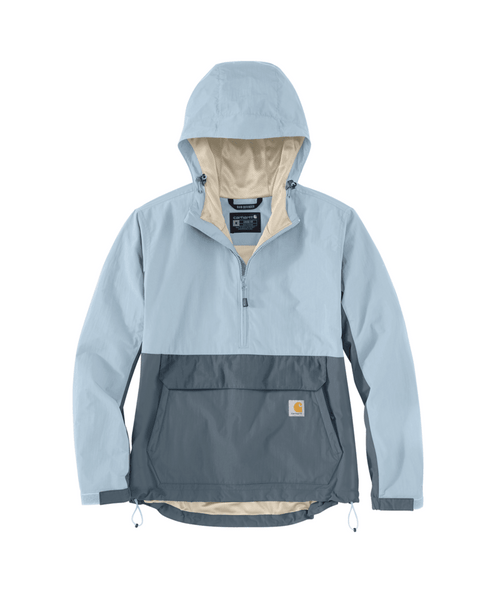 Women's Rain Defender Loose Fit Lightweight Packable Anorak - 1 Warm Rating Sage/Chalk