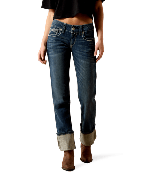 R.E.A.L. Mid Rise Stretch Ivy Stackable Straight Leg Jean