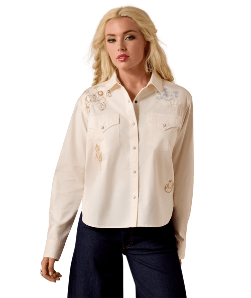 Ashville Embroidered Snap Shirt