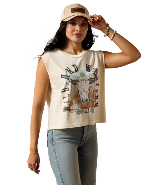 Ariat Steer Skull Landscape T-Shirt