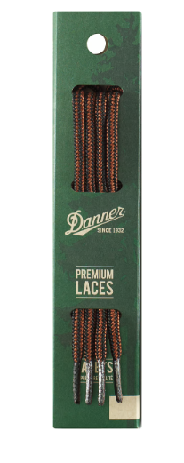 Unisex Laces 72" Black/Tan