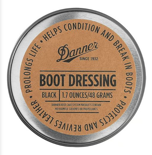 LEATHER BOOT DRESSING BLACK 1.7OZ