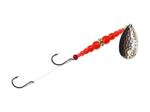 Mack's Lure Double Whammy Classic Original - Nickel/Orange/Fire Orange, 4