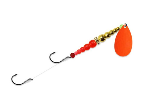 Mack's Lure Double Whammy Classic Original - Orange/Gold/Orange, 6