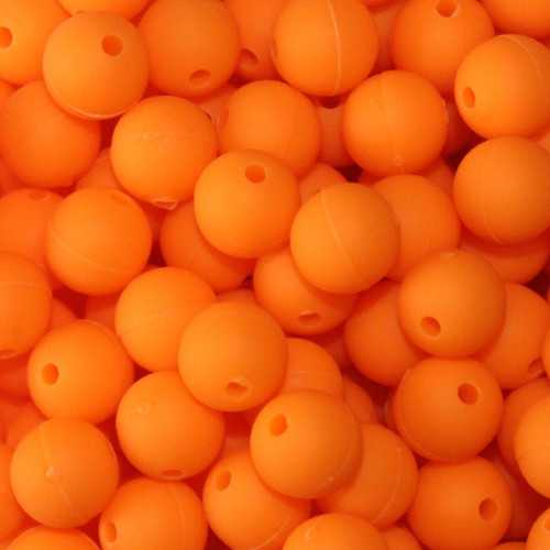 12Mm Troutbead Sun Orange