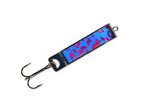 Mack's Lure Cripplure - Purple Tiger UV/Nickel, 1 3/4 in. / 1/4 oz / #6 TRB