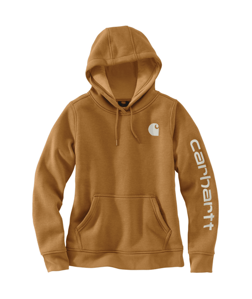 102791-BRNSREG Women's Relaxed Fit Midweight Logo-195836833417