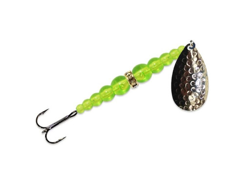Mack's Lure Wedding Ring Treble - Nickel/Chartreuse, 8