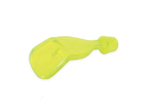 Mack's Lure Wiggle Hoochie Bills - Chartreuse UV, 1.5 in. / 4-Pack