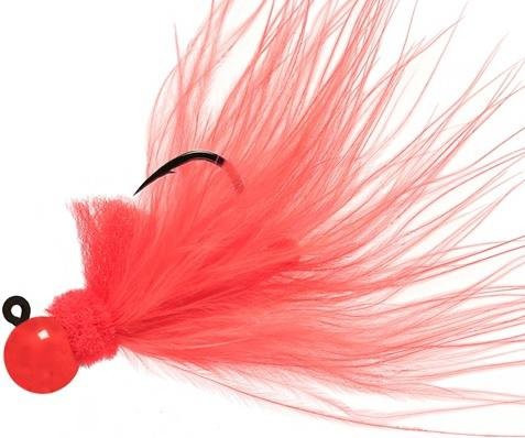 Aerojig Marabou 1/8OZ, Flame/Fla
