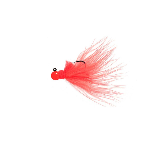 Aerojig Marabou 1/8OZ, Flame/Fla