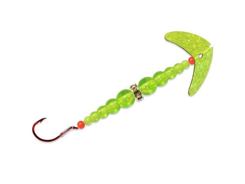 Mack's Lure Wedding Ring Pro - Chartreuse Sparkle/Chartreuse, 4