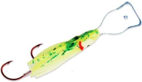 Pee Wee Wiggle Hoochie Chart Green Spat Back Glow