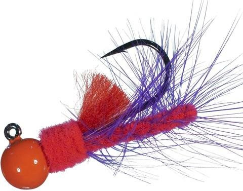Aerojig Hackle 1/8OZ, Flame/Red/