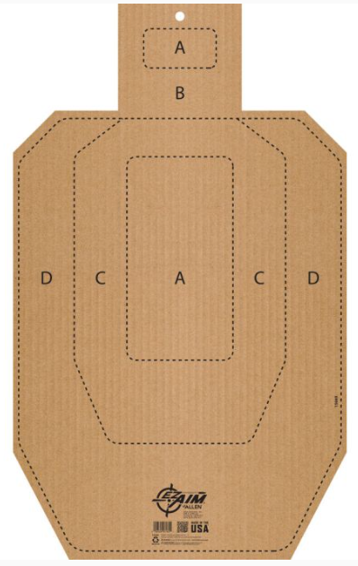 15669 EZ Aim IPSC CB-T Corrugated Silhouette - App-026509075851