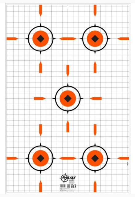 15735 EZ Aim Sight Grid Target & Backer - Corrugat-026509075929