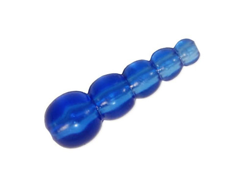 Mack's Lure Wedding Ring Tapered Beads - Blue, 1 / 10-Pack