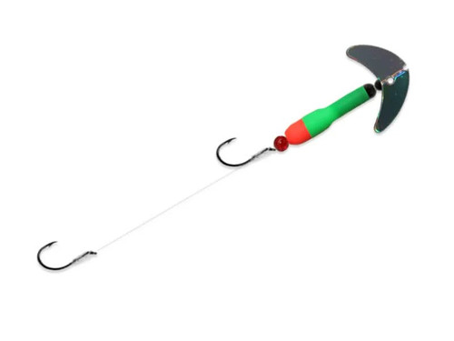 Walley Pop Crawler 4 Flo Grn/Rckt Red/Slv Mir