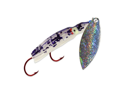 Pee Wee Spinner Hoochie Green Spat Back 2