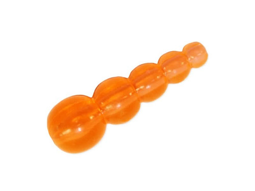 Mack's Lure Wedding Ring Tapered Beads - Flo Fire Orange, 1 / 10-Pack