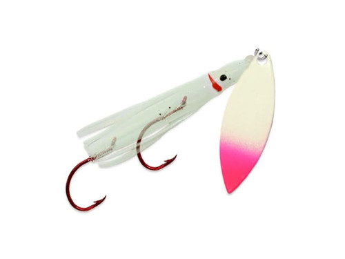 Pee Wee Spinner Hoochie Nuclear Glow 2