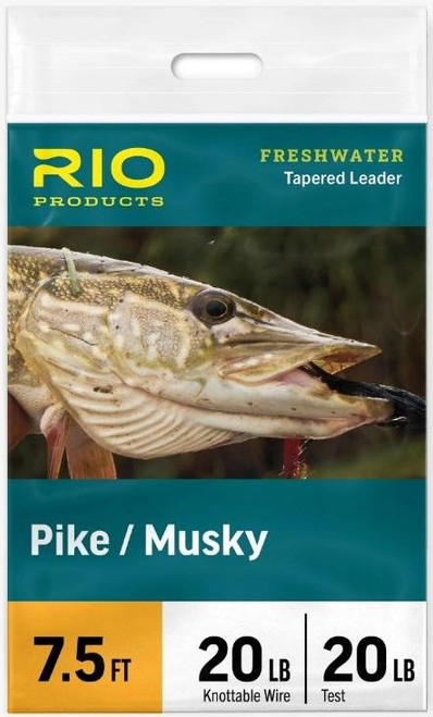 Rio 7.5' Pike/Musky Leader 20LB