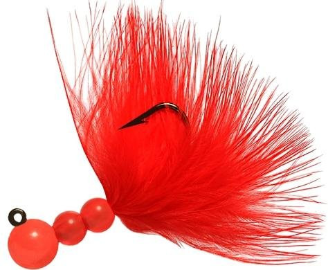 Beau Smj Marabou Jig 1/4,Flame/R