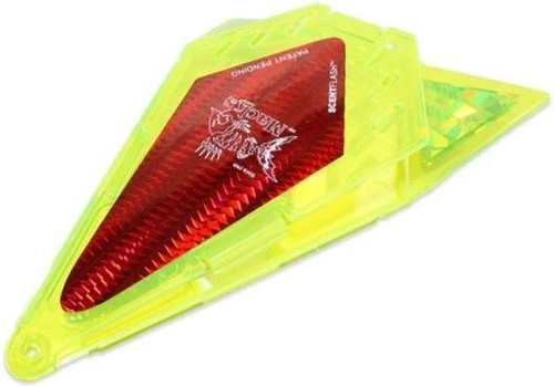 Scent Flash Tri Flasher CHARTREUSE UV SLV/RED SLV/