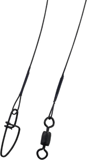 Berkley Steelon Wire-Wound Leaders - 30 lb, Black, 24 in