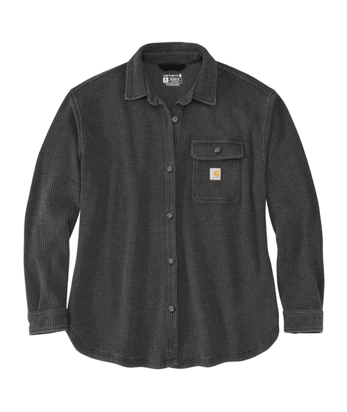 107134 XL REG Carbon Heather W OvrszdFit HW Wfl-Kn-197219833007