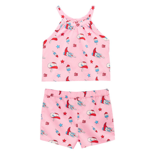 Wrangler® Baby Girl Short Set