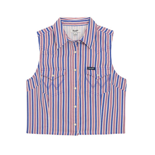 Wrangler Retro® Americana Sleeveless Snap Shirt