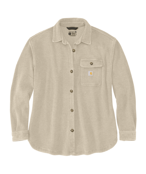 107134 2X REG Oat Milk W OvrszdFit HW Wfl-Knt Shir-197219902383